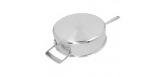 Silver 7 Sauteuse Basse Inox 24 cm 2,75 L avec Couvercle
