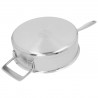 Voir la slide Silver 7 Sauteuse Basse Inox 24 cm 2,75 L avec Couvercle