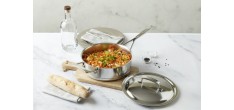 Silver 7 Sauteuse Basse Inox 24 cm 2,75 L avec Couvercle