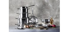Silver 7 Sauteuse Basse Inox 24 cm 2,75 L avec Couvercle