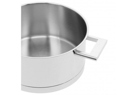 John Pawson 7 Casserole 24 cm 5,2 L avec Couvercle Inox