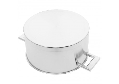 John Pawson 7 Casserole 24 cm 5,2 L avec Couvercle Inox