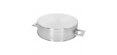 John Pawson 7 Faitout Bas 28 cm 4,8 L avec Couvercle Inox