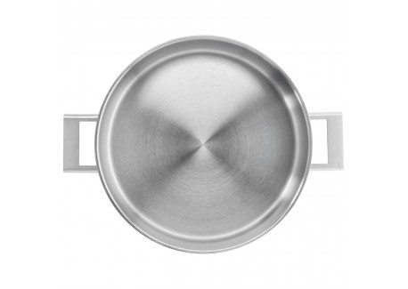 John Pawson 7 Lage Kookpot 28 cm 4,8 L met Deksel RVS