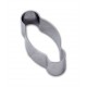 Moule Cougnou Inox 15x7 cm