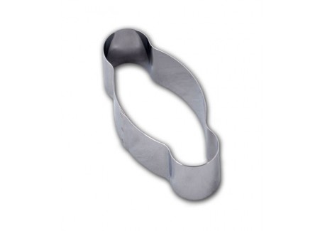 Cougnou Vorm Rvs 15x7 cm