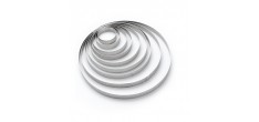 Cercle à Tarte Perforé Rond Valrhona 20,5x2 cm