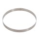 Cercle à Tarte Perforé Rond Valrhona 24,5x2 cm