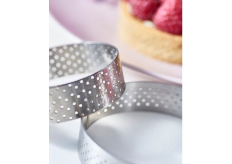 Geperforeerde Ronde Taartvorm Valrhona 24,5x2 cm