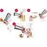 Voir la slide Fill-It Douilles Aiguilles Injection Inox pour Siphons de cuisine 4 pc