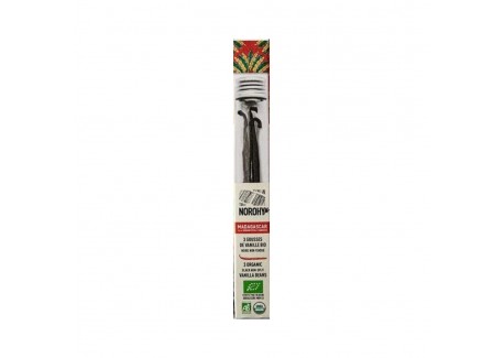 Gousses de Vanille de Madagascar Bio 3 pcs