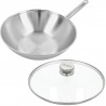 Voir la slide Apollo 7 Wok Inox 30 cm + Couvercle en Verre 