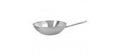 Apollo 7 Wok Inox 30 cm + Couvercle en Verre 