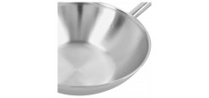 Apollo 7 Wok Inox 30 cm + Couvercle en Verre 