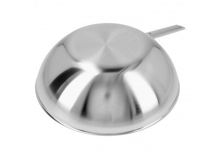 Apollo 7 Wok Inox 30 cm + Couvercle en Verre 