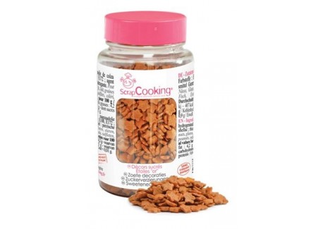 Zoete Decoraties Gouden Mini Sterren 55 g