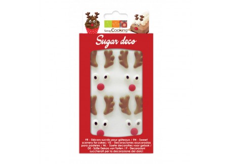 Sucres Déco Têtes de Rennes 8 gr
