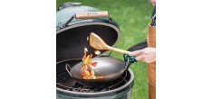 Wok Acier Carbone 40 cm avec Spatule Bambou