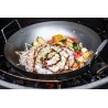 Zie dia Stalen Wok  40 cm met Bamboe Spatel