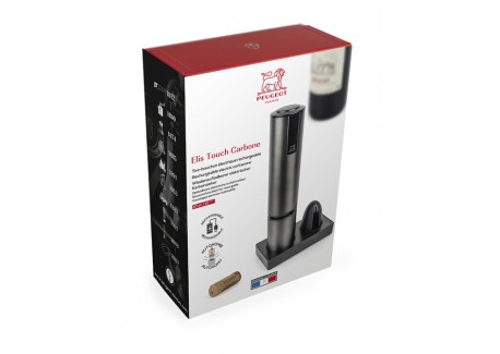 Elis Touch Tire-bouchon Électrique 27 cm Inox Carbone