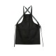 Suspender Aprons Keukenschort Zwart Leer