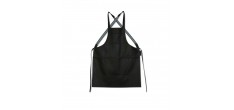 Suspender Aprons Keukenschort Zwart Leer