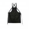 Zie dia Suspender Aprons Keukenschort Zwart Leer