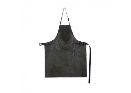 Vintage BBQ Aprons Tablier Cuir Gris