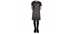 Vintage BBQ Aprons Keukenschort Leer Grijs