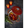 Zie dia Signature Ronde Gietijzeren Stoofpot 4,2 L Oranje-rood (24 cm)