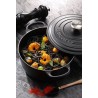 Zie dia Signature Ronde Gietijzeren Stoofpot 5,3 L Mat Zwart (26 cm)