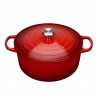 Zie dia Signature Ronde Gietijzeren Braadpan 6,7 L Kersenrood (28 cm)