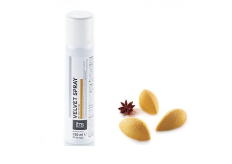 i78 Cacaoboter Velvet  Spray Goud 250 ml