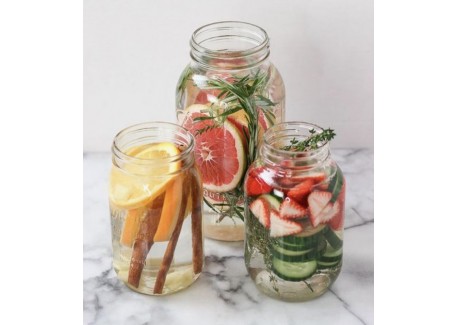 Biologische Voorbereiding voor Fruitig Water Aardbei Munt 34 g
