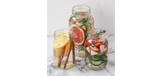 Préparation Bio pour Eau Fruitée Fraise Menthe 34 g 