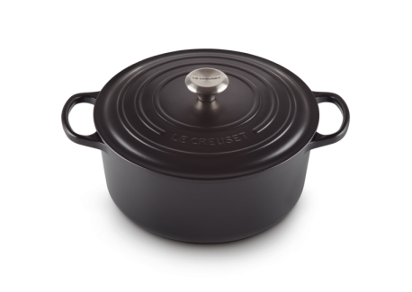Cocotte Fonte Signature Ronde 6,7 L Noir Mat (28 cm)