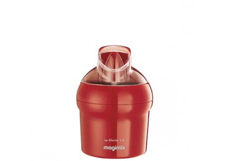 Le Glacier  Ijsmaker RVS Kom 1,5 L Rood