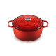 Cocotte Fonte Signature Ronde 8,1 L Rouge Cerise (30 cm)