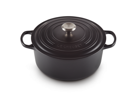 Cocotte Fonte Signature Ronde 8,1 L Noir Mat (30 cm)