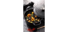 Cocotte Fonte Signature Ronde 8,1 L Noir Mat (30 cm)