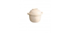 Mini Cocotte "l'Oeuf" Argile Blanc Cassé 