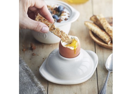 Stoofpotje "l'Oeuf" Argile Gebroken Wit