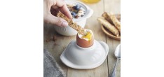 Mini Cocotte "l'Oeuf" Argile Blanc Cassé 