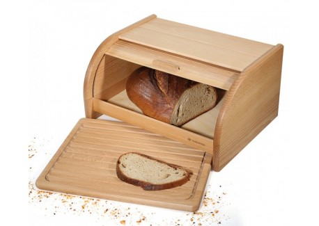 Country Houten Broodtrommel met Snijplank