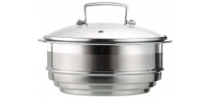 Multi Panier Vapeur Inox pour Casserole 24 cm