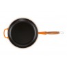 Zie dia Signature Koekenpan met Houten Steel 28 cm Oranje-Rood