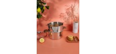 Biome Cuit Vapeur 24 cm Poignées Bois de Hêtre 2 pcs