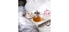 Darjeeling Glazen Theepot met RVS Filter 0,8 L