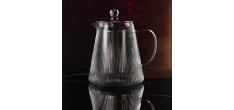 Darjeeling  Théière en Verre avec Filtre Inox 0,8 L