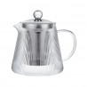 Zie dia Darjeeling Glazen Theepot Met RVS Filter 1,2 L